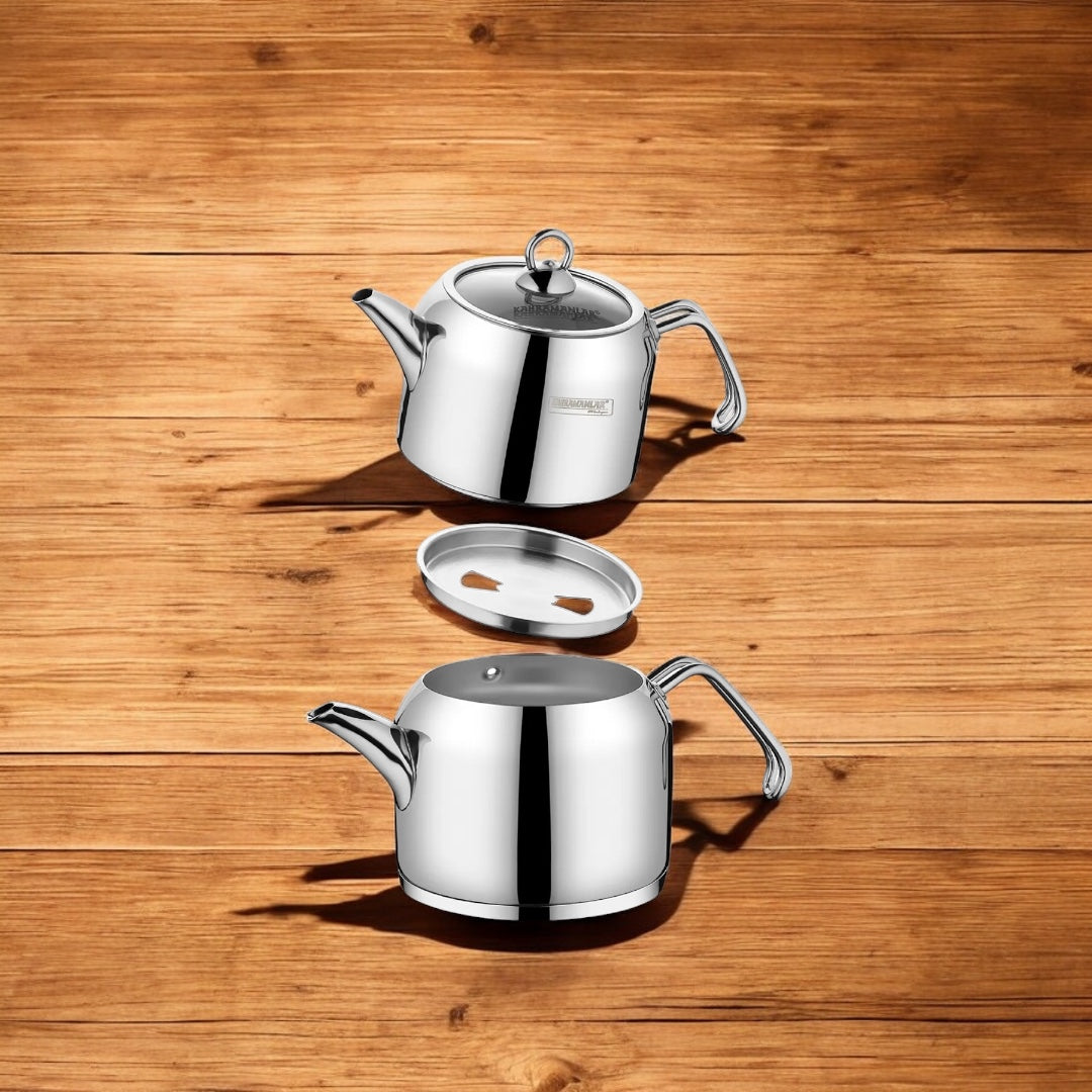 DELÜX PLATİN ORTA BOY ÇAYDANLIK